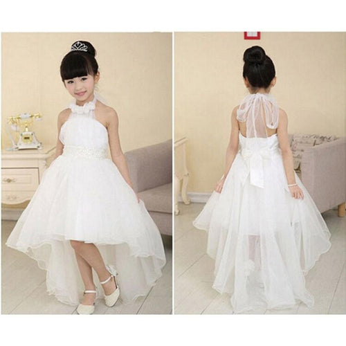 TELOTUNY girl white wedding  dress summer  2018 Flower Girl Princess Dress Kid Party Pageant Wedding Bridesmaid Tutu Dresses J26