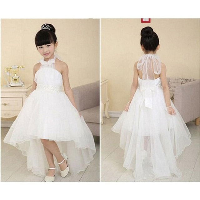 TELOTUNY girl white wedding  dress summer  2018 Flower Girl Princess Dress Kid Party Pageant Wedding Bridesmaid Tutu Dresses J26
