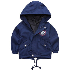 ZJHT New Spring Toddler Mickey Jackets For Boys Girls Clothes Children Hooded Coats Baby Bomber Windbreaker Kids Outerwear MY051