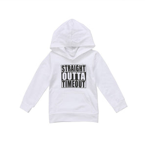 Baby Boys Girls Hoodie Sweatshirt Toddler Letters Outta Mini Boss Hooded Sweatshirt Outfit Clothes 0-5Y