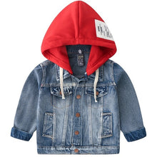 Load image into Gallery viewer, 2019 Kids Denim Jacket Boys Jean Coat Clothing Fashion Causal Girls Cardigan Children Outerwear Cowboy Toddler Hooded 2-8yrs