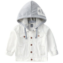 Load image into Gallery viewer, 2019 Kids Denim Jacket Boys Jean Coat Clothing Fashion Causal Girls Cardigan Children Outerwear Cowboy Toddler Hooded 2-8yrs