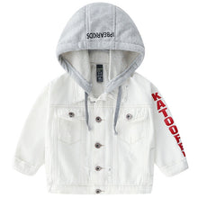 Load image into Gallery viewer, 2019 Kids Denim Jacket Boys Jean Coat Clothing Fashion Causal Girls Cardigan Children Outerwear Cowboy Toddler Hooded 2-8yrs