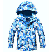 Load image into Gallery viewer, Spring Autumn Boys Jacket Waterproof Windproof Children Outerwear Warm Polar Fleece Coat Hoodie Baby Kids Clothes For 3-12Y