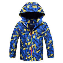 Load image into Gallery viewer, Spring Autumn Boys Jacket Waterproof Windproof Children Outerwear Warm Polar Fleece Coat Hoodie Baby Kids Clothes For 3-12Y