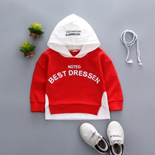 Load image into Gallery viewer, 2019 Spring Autumn Baby Clothes Toddler Boys Girls Cotton Leisure Hooded Sweatshirts Infant Letter Blouse Hoodies Tops For 0-4 Y