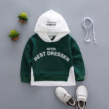 Load image into Gallery viewer, 2019 Spring Autumn Baby Clothes Toddler Boys Girls Cotton Leisure Hooded Sweatshirts Infant Letter Blouse Hoodies Tops For 0-4 Y